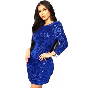 NWOT⚡Fashion Nova Sequined Dress